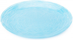 Тарелка обеденная «Brush mania light blue» - Фото 1