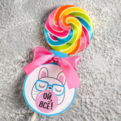 Леденец на палочке «Ой, всё» - Фото 1