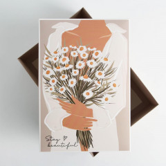 Коробка подарочная «Ромашки» - Фото 4