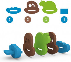 Игрушка-конструктор для купания «Черепаха» - Фото 2