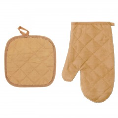 Комплект кухонный «Италия» (прихватка 17х17, рукавица 18х28) - Фото 2