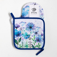 Набор прихваток «Blue flowers» - Фото 5