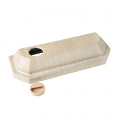 Аквариум с крышкой панорамный, беленый дуб - Фото 2