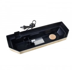 Аквариум с крышкой панорамный, беленый дуб - Фото 1