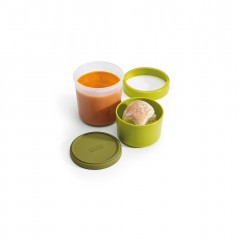 Ланч-бокс для супа компактный «GoEat» зелёный - Фото 3