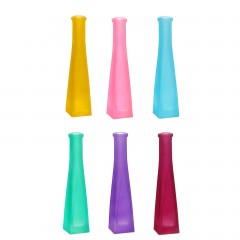 Ваза «Стрелка» четырехгранная, матовая, цвет в ассортименте - Фото 1