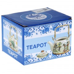 Чайник заварочный «Виньетки» (600 мл), зеленый - Фото 1