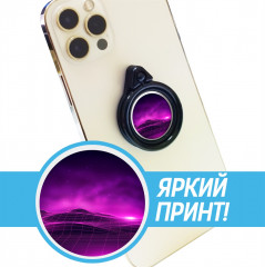Кольцо держатель для телефона «Кибер мир» - Фото 2