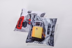 Подушка «Трамвай» (45х45 см, полиэстер) - Фото 4