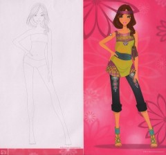 Блокнот с трафаретами «Хиппи» - Фото 1