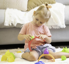 Игрушка развивающая «Радужный конструктор» - Фото 3