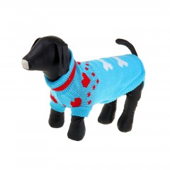 Свитер голубой, размер 10 - Фото 3