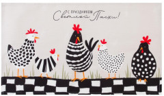 Набор полотенец кухонных «Пасхальные зайчики» - Фото 4