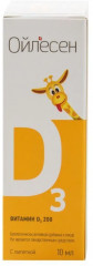 Биологически активная добавка к пище «Витамин D3 Oilesen» - Фото 1