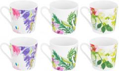 Набор кружек на подставке «Ирисы. Летние цветы» - Фото 5