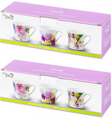 Набор кружек на подставке «Ирисы. Летние цветы» - Фото 6