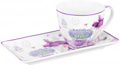 Чашка с блюдцем «Лаванда» - Фото 2
