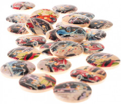 Пуговицы декоративные «Машинки» - Фото 2