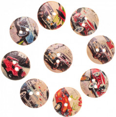 Пуговицы декоративные «Машинки» - Фото 3