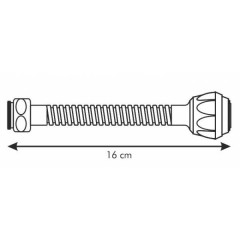 Приспособление для экономии воды, со стальным шлангом - Фото 1
