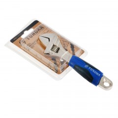 Ключ разводной «TUNDRA comfort» обрезиненная рукоятка 150 мм - Фото 1