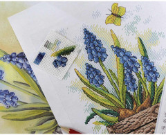 Набор для вышивания «Сапфировый цветок» - Фото 1