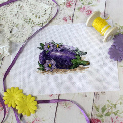 Набор для вышивания «Яркий баклажан» - Фото 1