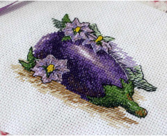 Набор для вышивания «Яркий баклажан» - Фото 2