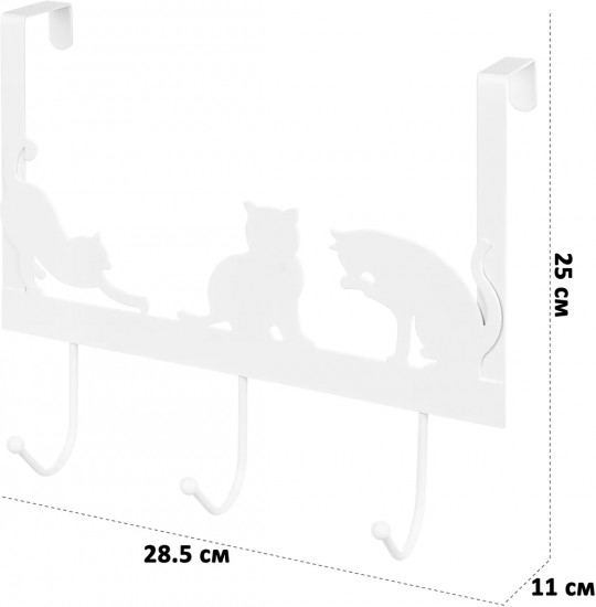 Вешалка на дверь «Кошки»