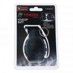 Набор отвёрток «TUNDRA basic» 6 бит в кейсе-гранате, чёрный - Фото 1