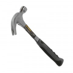 Молоток-гвоздодер «TUNDRA premium» цельнометаллический, двухкомпонентная рукоятка, круглый боек, 500 г. - Фото 1