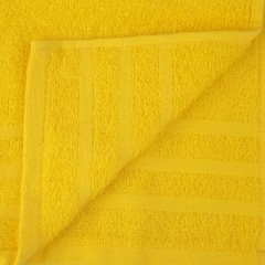 Полотенце махровое гладкокрашеное (ДМ, 50х90, цвет желтый) - Фото 1