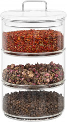 Банка для хранения трехсекционная «Crystal glass» - Фото 5