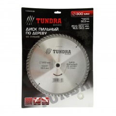 Диск пильный по дереву «TUNDRA» 300 х 32 х 60 зубьев, кольцо 20/32 и 16/32 - Фото 1