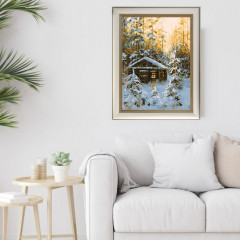 Картина по номерам «Охотничья избушка» - Фото 5