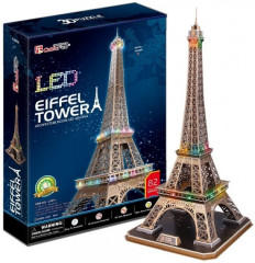 3D пазл с подсветкой «Эйфелева башня» - Фото 1