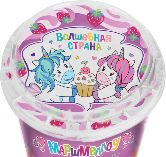 Маршмеллоу «Клубника со сливками»