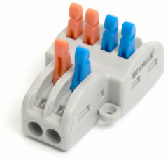 Клемма монтажная для фазных проводников LD222-424 - Фото 1