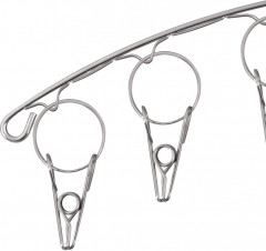 Вешалка-плечики с прищепками - Фото 3