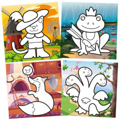 Раскраска пластилином «В гостях у сказки» - Фото 1