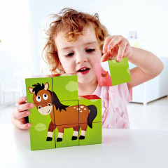 Кубики головоломка «Ферма» - Фото 3