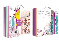 Детский комплект постельного белья «Гламурная прогулка» (арт. 5284, 1,5-спальный, бязь, 1 наволочка 70х70) - Фото 1