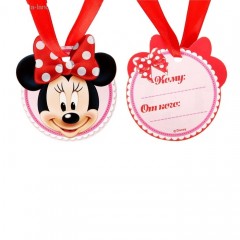 Пакет ламинат вертикальный «Самой Красивой Девочке», 11х14 см, + мини-открытка - Фото 3