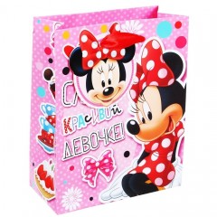 Пакет ламинат вертикальный «Самой Красивой Девочке», 11х14 см, + мини-открытка - Фото 2