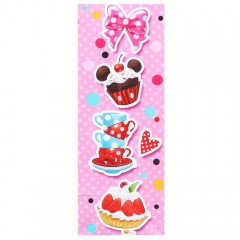 Пакет ламинат вертикальный «Самой Красивой Девочке», 11х14 см, + мини-открытка - Фото 1