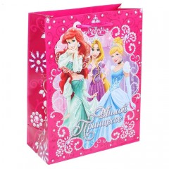 Пакет ламинат вертикальный «Милой Принцессе», 31 х40 см, + мини-открытка, бумажная корона - Фото 3