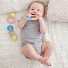 Набор погремушек-прорезывателей «Улыбка» - Фото 1