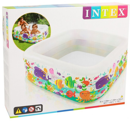 Бассейн надувной «Аквариум»