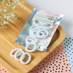 Набор резинок для волос «Белый мишка» - Фото 2