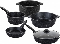 Набор посуды «Черный мрамор» - Фото 4